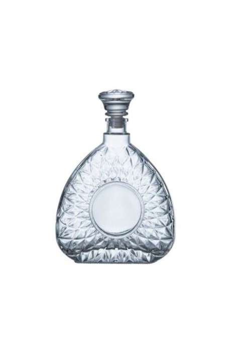 Sticlă transparentă pentru băuturi alcoolice cu capac din silicon, 750 ml