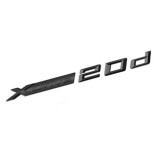 Emblema XDrive 20d negru, pentru BMW