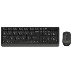 Kit tastatura si mouse wireless A4Tech, Negru