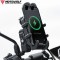 Suport Telefon Moto, atv, scuter antivibratii MOTOWOLF cu incarcare wireless si port Usb, Universal, Robust , prindere cadru/oglinda