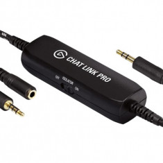 Adaptor audio Elgato Chat Link Pro pentru PS5, PS4, Nintendo Switch, cablu extra lung, negru, 10GBC9901 - RESIGILAT