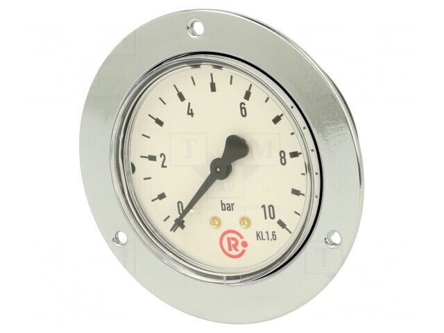 Manometru 0-10 bar 63 mm Lichide și Gaze Neagresive