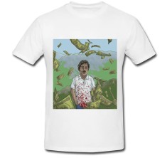 Tricou &amp;quot; Banii zboara, Pablo Escobar &amp;quot; foto