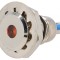 Lampă LED de control portocalie 24VDC IP67 &Oslash;12mm alamă