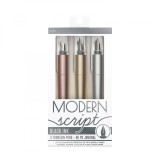 Cumpara ieftin Set stilouri si carnet Modern Script - set de 4, Ooly