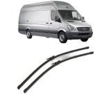 Cumpara ieftin Set stergatoare MERCEDES-BENZ SPRINTER 5-t Van (B906) 2006-2018, parbriz, Valeo Silencio Xtrm
