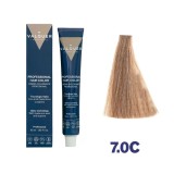 Vopsea crema 7.0 C blond mediu rece cu plex si arginina Valquer 60g