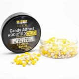 Wafters Addicted Carp Baits Pillow Candy Attract Micro, Usturoi &amp; N-Butyric, Alb / Galben, 3.5mm, 40ml