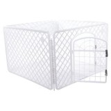 Tarc pentru animale de companie, Artool, plastic, pliabil, alb, 90x90x60 cm GartenVIP DiyLine