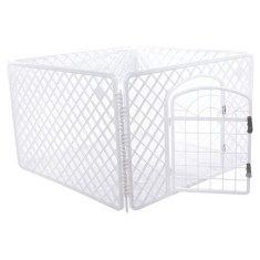 Tarc pentru animale de companie, Artool, plastic, pliabil, alb, 90x90x60 cm GartenVIP DiyLine