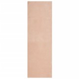 Cumpara ieftin Covor HUARTE, fir scurt, moale si lavabil, roz pudra, 80x250 cm