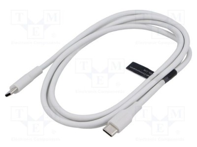 Cablu USB 2.0 USB C VENTION 1,5m alb nichelat foto