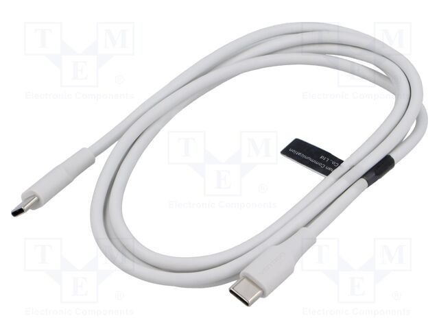 Cablu USB 2.0 USB C VENTION 1,5m alb nichelat