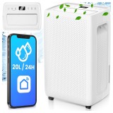Cumpara ieftin Dezumidificator si Purificator de Aer Wireless 2-in-1, Randament 20L/zi, Putere 330W, Anti-Mucegai, Control din Telefon