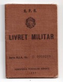 livret militar 1955 sublocotenet rpr r.p.r ministerul fortelor armate cu poza barbat