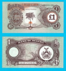 Bancnotă Biafra (pick 5) 1 Pound 1969 UNC serie: DM0021381