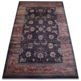Covor heat-set Jasmin 8628 negru, 240x350 cm