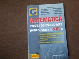 MATEMATICA PROBE DE EVALUARE PENTRU CLASA A VIII A CORNELIU SAVU