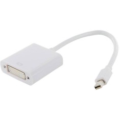 Adaptor 4World mini DisplayPort [M] &amp;gt; DVI-I (24 cu 5) [F], alb foto