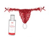Set Intt Red Brazilian Panty
