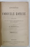 COLEGAT DE PATRU CARTI DE DREPT , CODICELE ROMANE si CODICELE PENALE , 1875