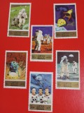 OMAN, SPACE - SERIE COMPLETĂ CU URME SLABE DE ȘARNIERĂ