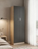 Cumpara ieftin Dulap Athos cu 2 usi, 60x42x180 cm