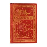 Mihai Eminescu - Poesii, Editie Princeps (1884), Carte Veche Rara, Ex Libris V.G. Mortun