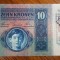 B109F- Bancnota 10 koroane 1915 Austria- Ocupatia Romania al 2 lea razboi.