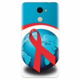 Husa silicon pentru Huawei Y7 Prime 2017, World Aids Day