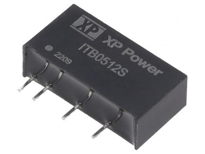 Convertor DC/DC 1W 5V 12V 83.3mA SIP 50kHz foto