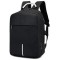 Rucsac laptop, sistem antifurt tip cifru, poliester, impermeabil, negru, 42x28x15 cm