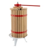 Presa manuala pentru fructe ROTOR FP-30, 30 L, din stejar, fonta si otel