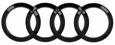 Emblemă spate negru Audi Q3 Q5 A4 A6 202 mm foto