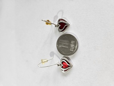 Cercei din argint #3013 foto