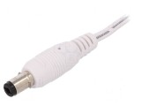 Conector alimentare DC mufă mamă 5,5x2,1mm 2A lipire albă