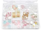 Figurine 3D volumetrice pentru manichiură, set D2