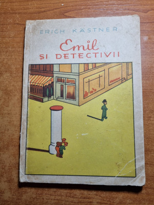 carte pentru copii - emil si detectivii - din anul 1958 foto