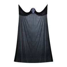 Decoratiune pentru Halloween, fantoma plutitoare, 3.3 x 1.8 m, textil, negru