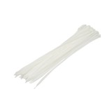 Fasete colier din plastic albe 3.6x380 mm, set 100 buc, Breckner Germany