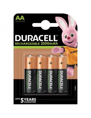 Acumulatori Duracell R6, AAK4 2500mAh 4 buc, preincarcati foto