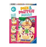 Cumpara ieftin Puzzle Ravensburger - Mix&amp;Match: Prietenii de la ferma, 72 piese