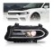 Far Dodge Charger, 06.2014-2015, montare fata, stanga, cu indicator led; cu lumini de zi tip LED; Tip=USA; HiR2+LED; manual; cu capac; cu bec; Omolog