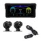 Ecran inteligent 8.1&quot; pentru motocicleta cu CarPlay &amp; Android Auto wireless, camera fata-spate si IP68 waterproof