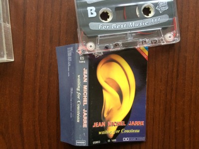 jean michel jarre waiting for cousteau caseta audio muzica ambientala synth pop foto