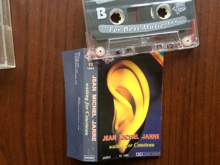 jean michel jarre waiting for cousteau caseta audio muzica ambientala synth pop