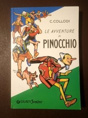 C. Collodi - Le avventure di Pinocchio (135 disegni da Attilio Mussino) (lb. italiană)