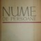 NUME DE PERSOANE de ACAD. AL. GRAUR , 1965