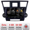 Navigatie Toyota Highlander 2007-2013 Android Octa Core 720p 4+64 DSP 360 camera carplay android auto CarStore Technology