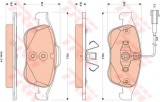Set placute frana,frana disc ALFA ROMEO GIULIETTA (940) (2010 - 2016) TRW GDB1873